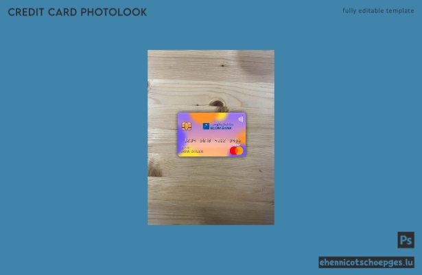 Egypt Blom Bank Mastercard Fotoansicht Beispielvorschau